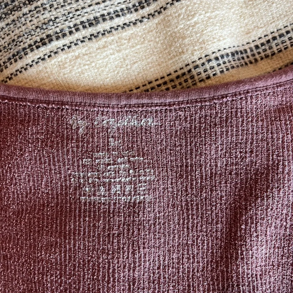 FREE PEOPLE- purple crop top, Size M/L - Picture 2 of 2